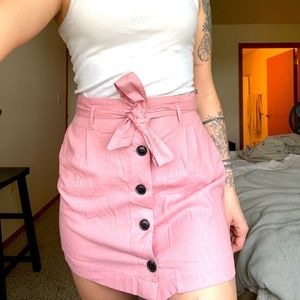 Pink Mini Skirt